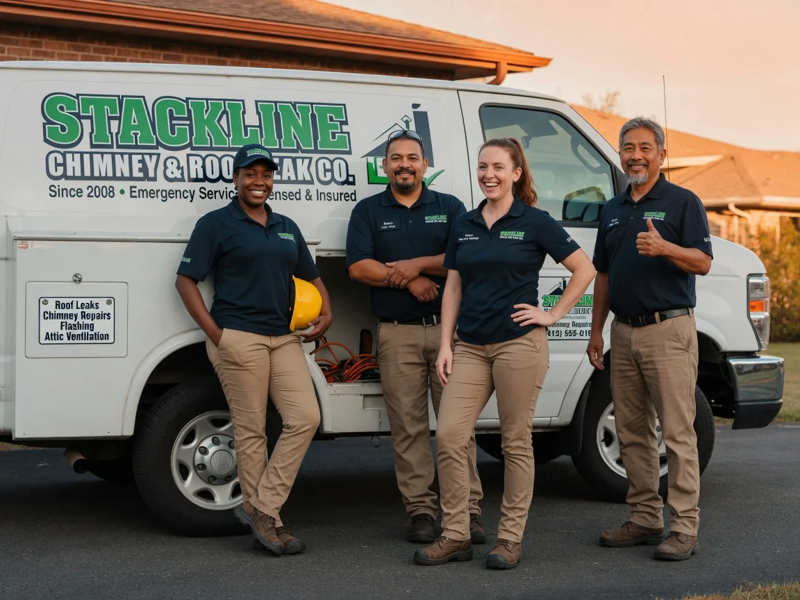 Chimney flashing repair company in New Salem, IL